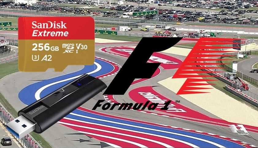 Beelden van de races zet je over van jouw SanDisk Extreme micro SD kaart naar een USB stick.
